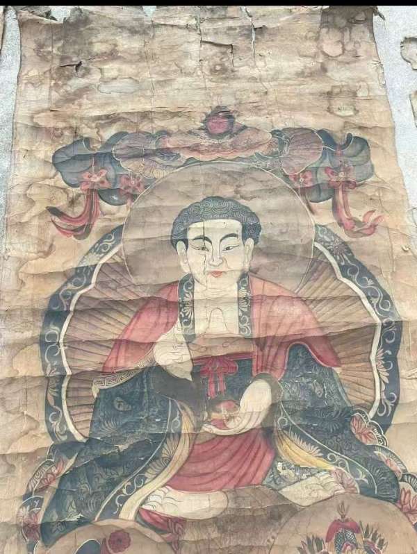 古玩字畫水陸畫真品鑒賞圖