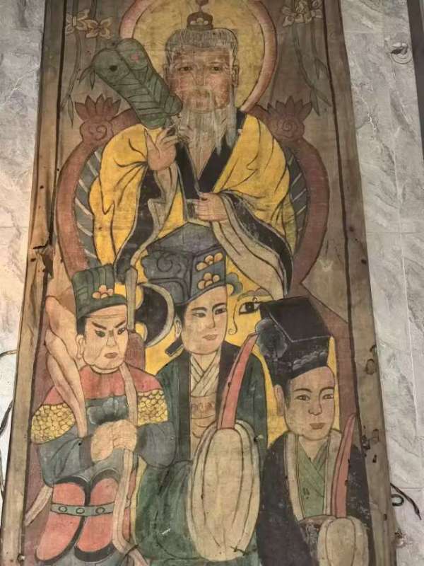 古玩字畫水陸畫真品鑒賞圖