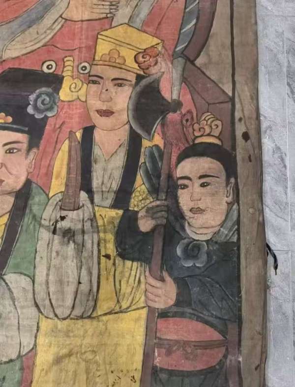 古玩字畫水陸畫真品鑒賞圖