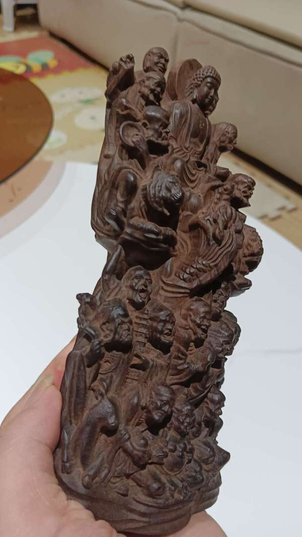 古玩雜項(xiàng)木雕造像真品鑒賞圖