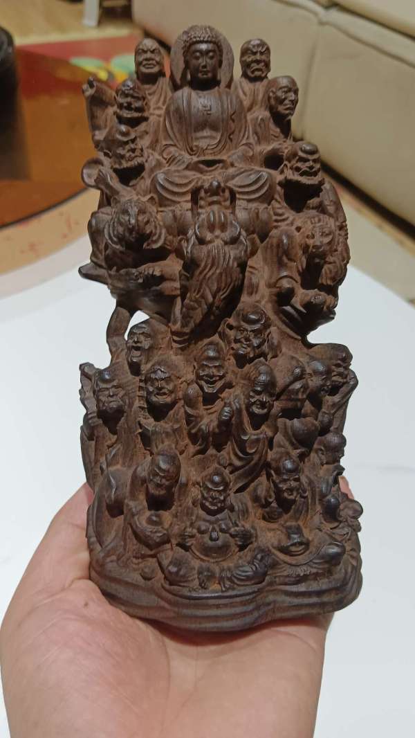 古玩雜項(xiàng)木雕造像真品鑒賞圖