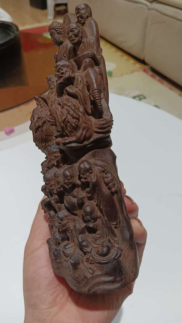 古玩雜項(xiàng)木雕造像真品鑒賞圖