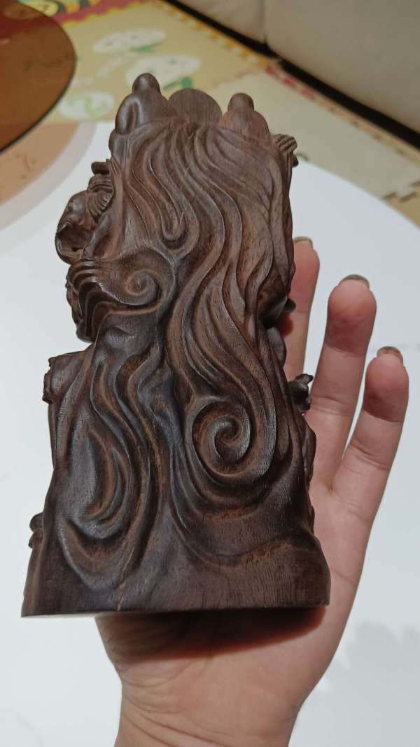 古玩雜項(xiàng)木雕造像真品鑒賞圖