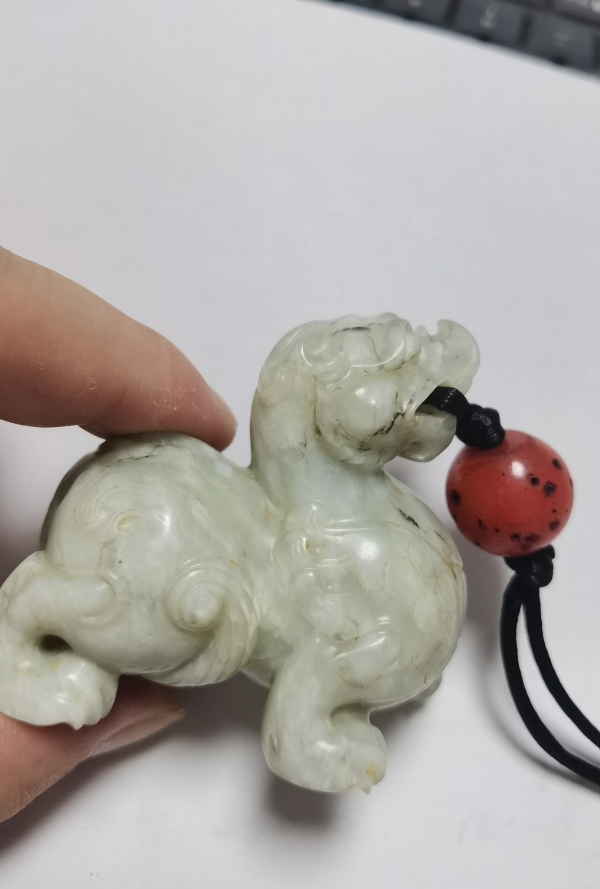 古玩玉器玉雕辟邪真品鑒賞圖