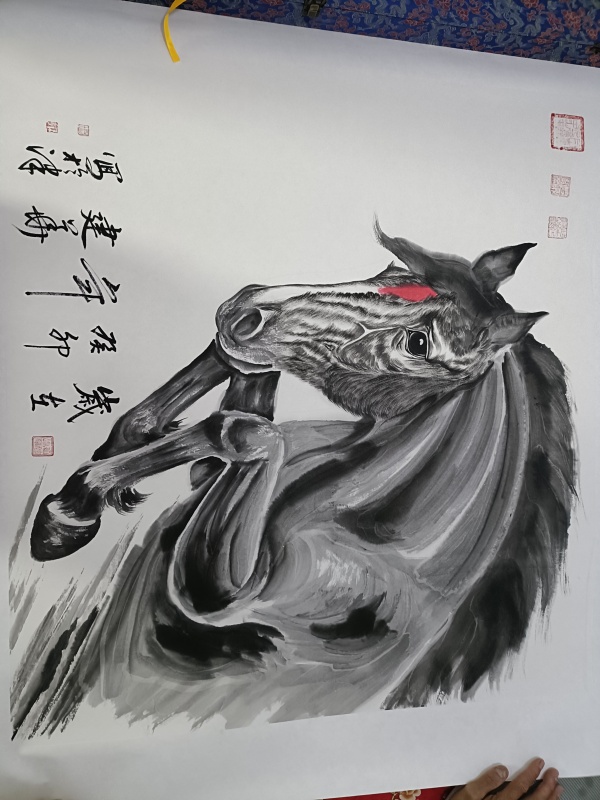 古玩字畫馬首是瞻真品鑒賞圖