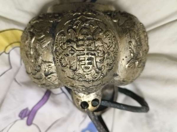 古玩銅器白銅壺真品鑒賞圖