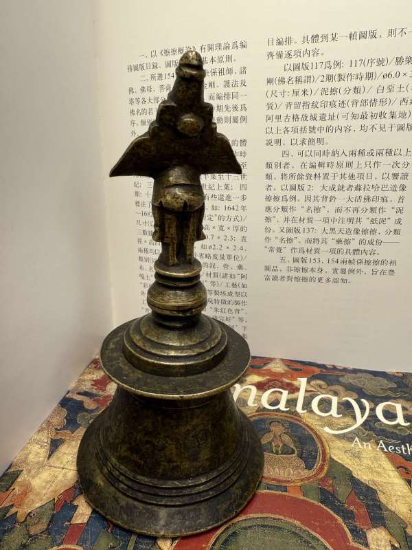 古玩銅器法鈴真品鑒賞圖