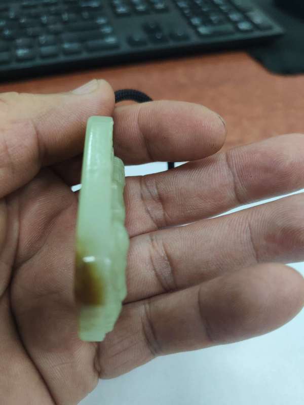 古玩玉器觀音牌子真品鑒賞圖