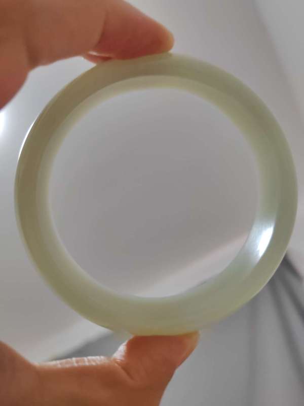 古玩玉器扁鐲子真品鑒賞圖