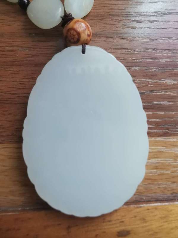 古玩玉器白玉牌真品鑒賞圖