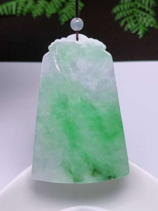 古玩玉器翡翠玉牌真品鑒賞圖