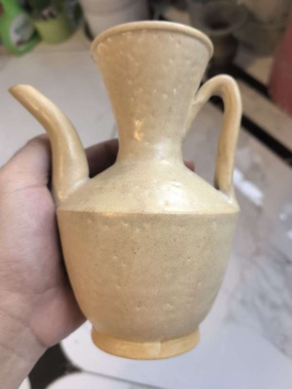 古玩陶瓷宋代青釉執壺真品鑒賞圖