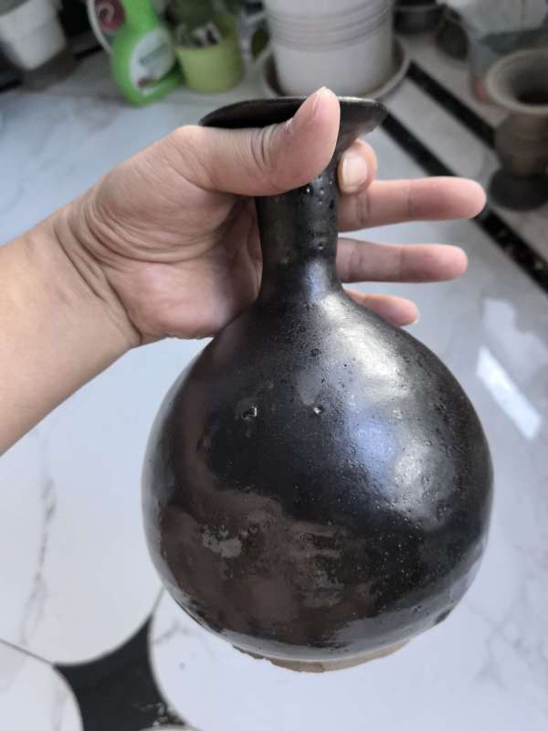 古玩陶瓷玉壺春瓶真品鑒賞圖