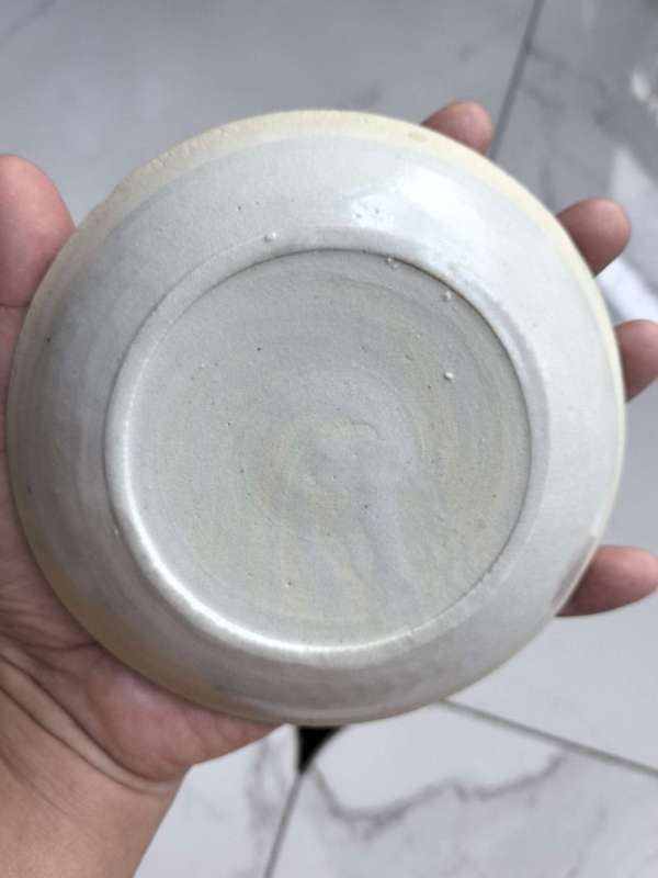 古玩陶瓷宋代青白釉模印花卉紋盤真品鑒賞圖