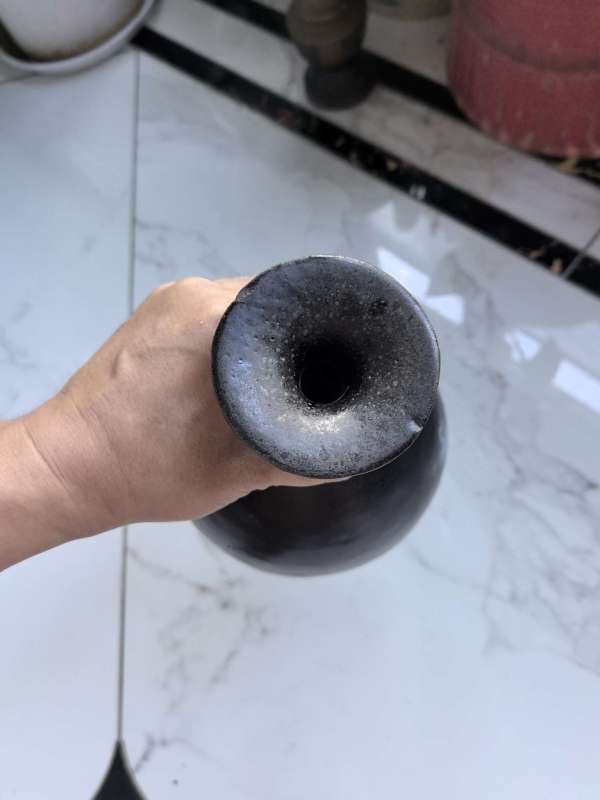 古玩玉壺春瓶真品鑒賞圖