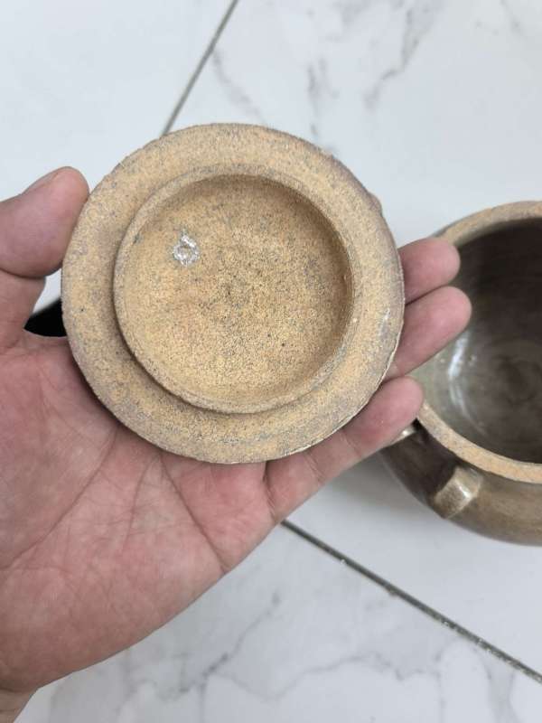 古玩陶瓷宋青釉四系罐真品鑒賞圖