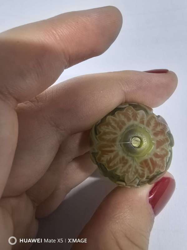 古玩陶瓷琉璃珠子真品鑒賞圖