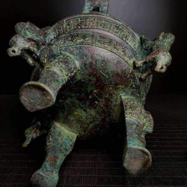 古玩銅器青銅鼎真品鑒賞圖