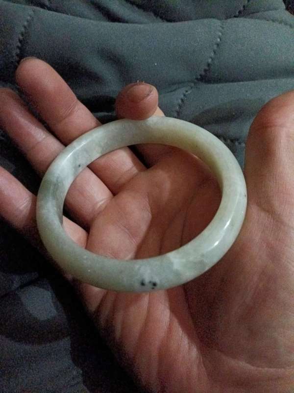 古玩玉器和田玉手鐲真品鑒賞圖