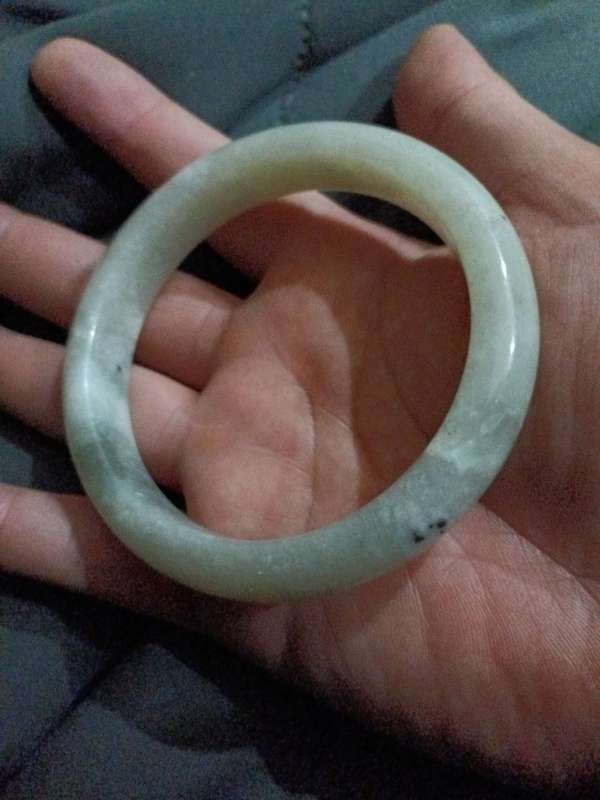 古玩玉器和田玉手鐲真品鑒賞圖