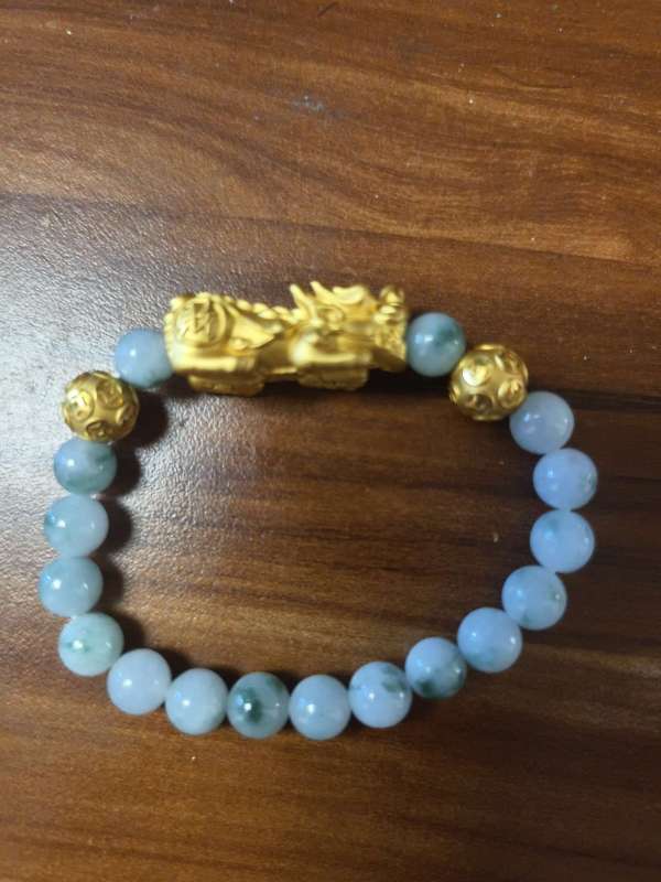 古玩玉器翡翠手鐲手串真品鑒賞圖