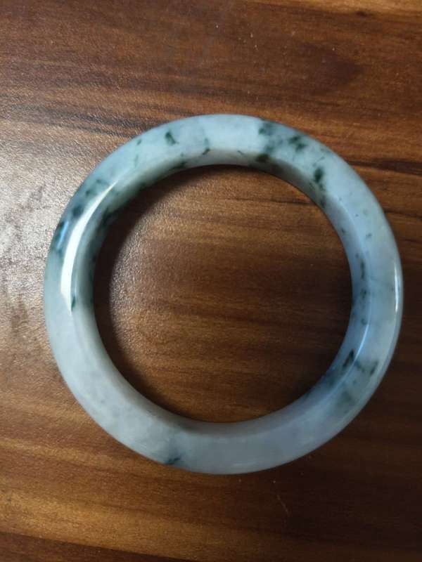 古玩玉器翡翠手鐲手串真品鑒賞圖