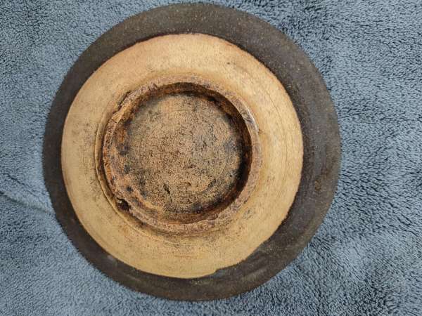 古玩陶瓷元代磁州窯系褐釉碗真品鑒賞圖