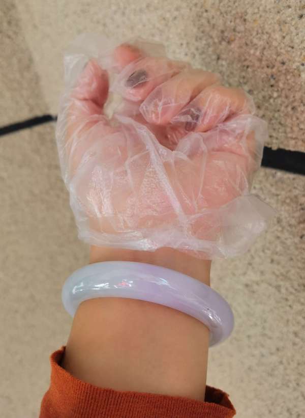 古玩翡翠手鐲真品鑒賞圖