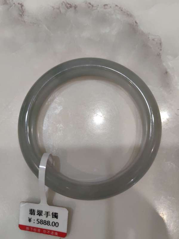 古玩玉器扁鐲子真品鑒賞圖