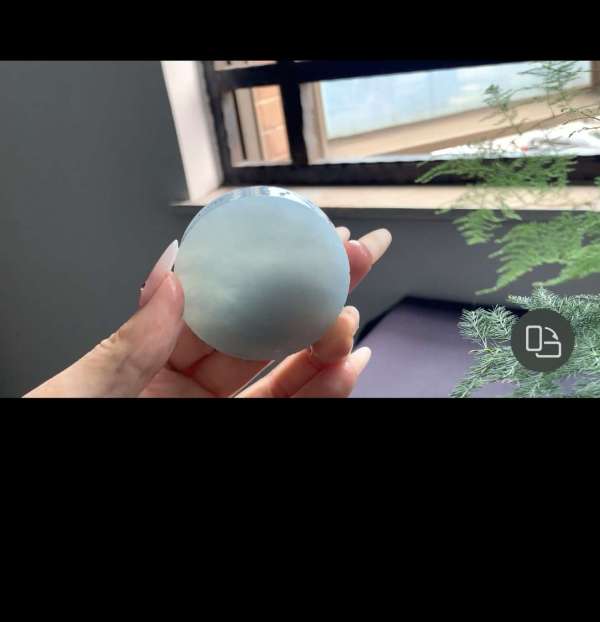 古玩翡翠圓盤真品鑒賞圖