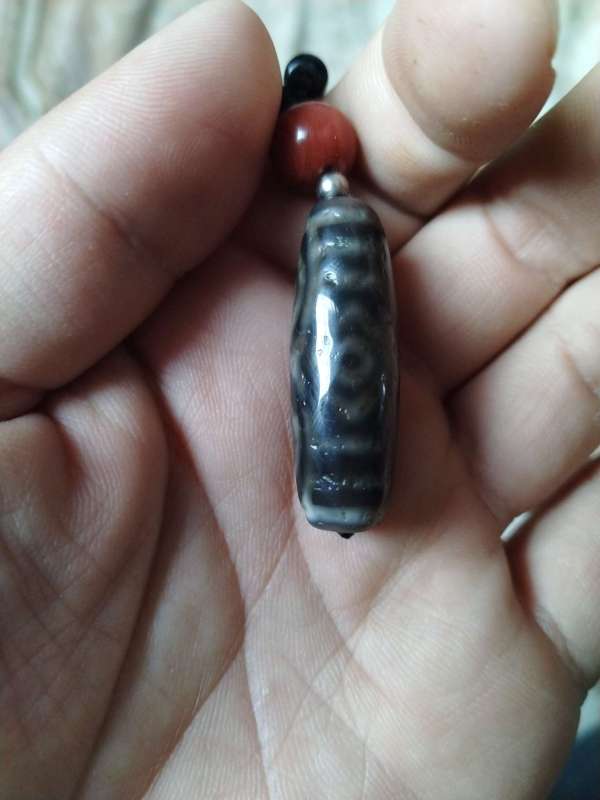 古玩玉器天珠真品鑒賞圖