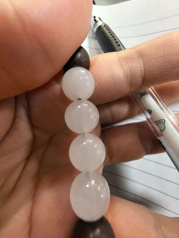 古玩玉器天然翡翠珠真品鑒賞圖