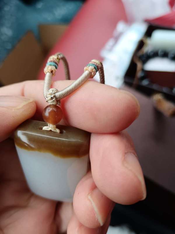 古玩和田玉平安無事牌真品鑒賞圖