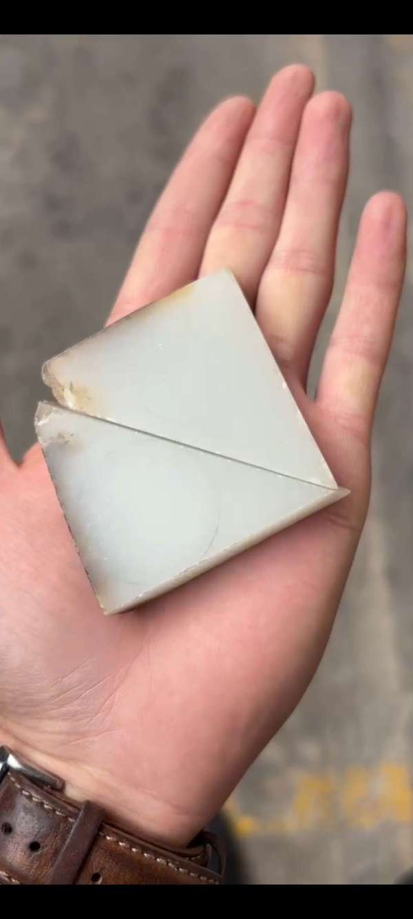 古玩玉器和田玉明料真品鑒賞圖