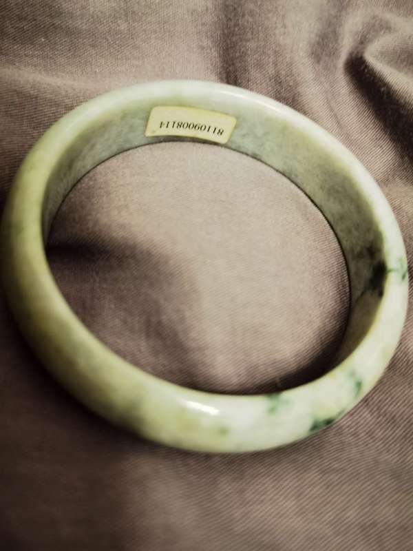 古玩玉器干青翡翠真品鑒賞圖