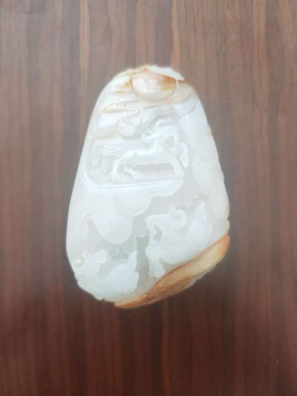 古玩和田玉雕件真品鑒賞圖