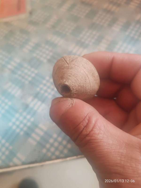 古玩陶紡輪真品鑒賞圖